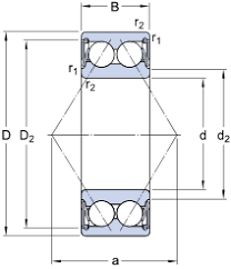 Vòng bi SKF 4309 ATN9